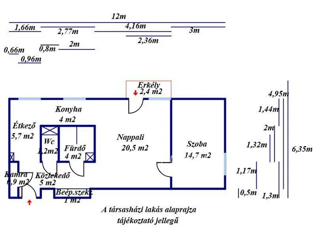 Eladó lakás Kecskemét, Szolnokihegy 56 nm