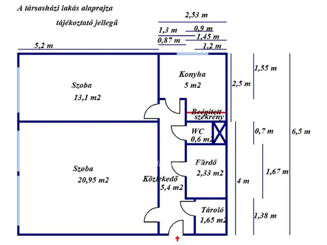 Eladó lakás Kiskunfélegyháza 50 nm