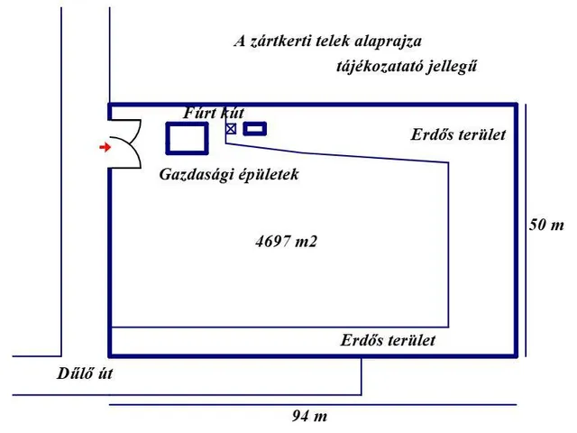 Eladó telek Pilis 4697 nm