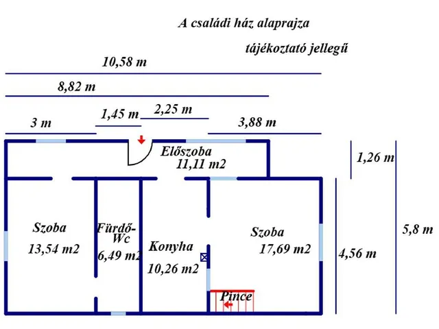 Eladó ház Pilis 59 nm