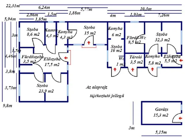 Eladó ház Törtel 150 nm