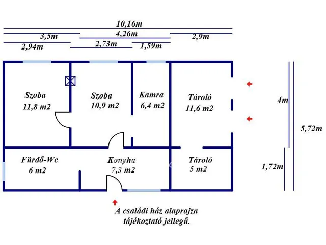 Eladó ház Nagykőrös 60 nm
