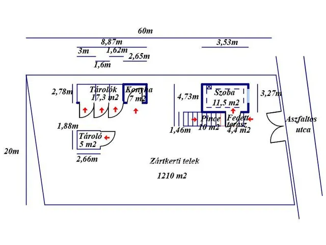 Eladó telek Szolnok 1210 nm