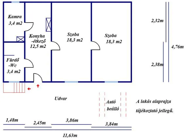 Eladó lakás Kecskemét, Bethlenváros 58 nm