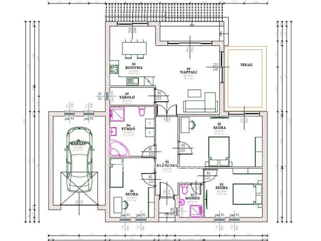 Eladó ház Kecskemét, Borbás 100 nm