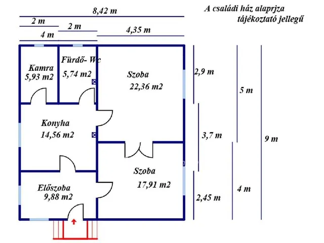 Eladó ház Városföld 76 nm