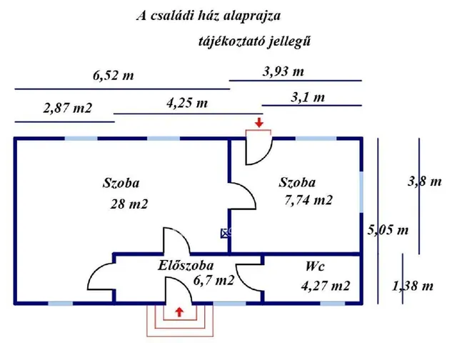Eladó ház Lajosmizse 46 nm