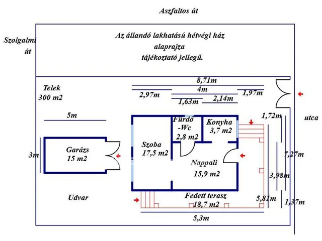 Eladó üdülő és hétvégi ház Tiszakécske, Kerekdomb 48 nm