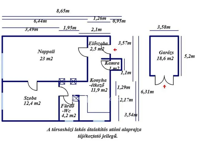 Eladó lakás Kecskemét, Műkertváros 56 nm