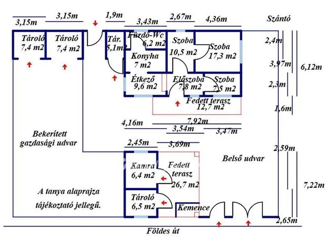 Eladó mezőgazdasági ingatlan Nagykőrös 66 nm