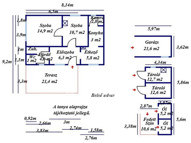 Eladó ház Tiszakécske 49 nm