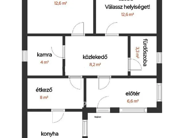 Eladó ház Tiszajenő 67 nm