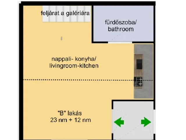 Eladó lakás Budapest VII. kerület, Belső-Erzsébetváros 39 nm