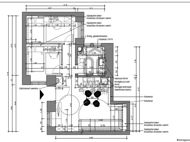 Kiadó lakás Budapest VIII. kerület, Palotanegyed, Baross utca 39 nm