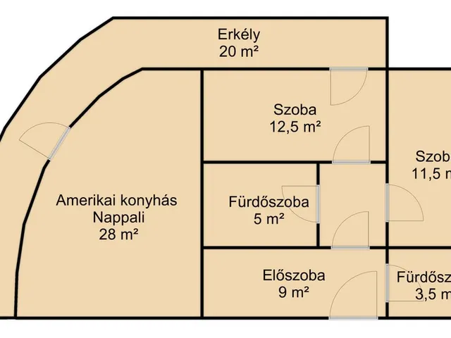 Eladó lakás Budapest VIII. kerület, Corvin negyed 75 nm