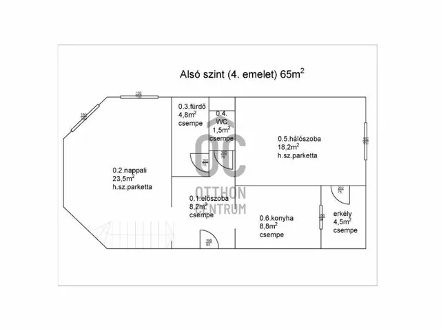 Eladó lakás Budapest IV. kerület, Káposztásmegyer 106 nm