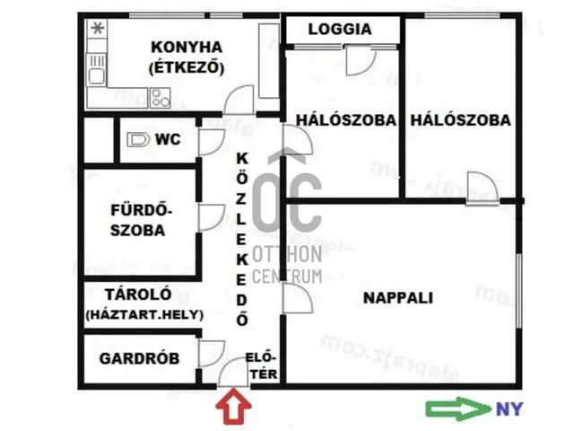 Eladó lakás Budapest XV. kerület, Rákospalota 64 nm