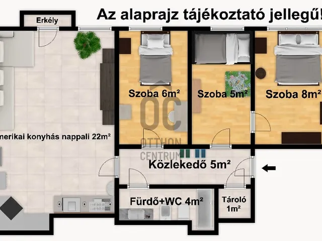 Eladó lakás Budapest XV. kerület, Újpalota 51 nm