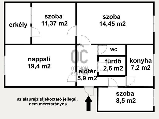 Eladó lakás Budapest XIII. kerület, Lőportárdűlő 69 nm