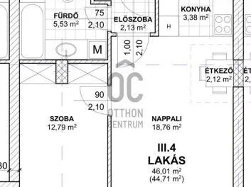 Eladó lakás Budapest XIII. kerület, Angyalföld 45 nm