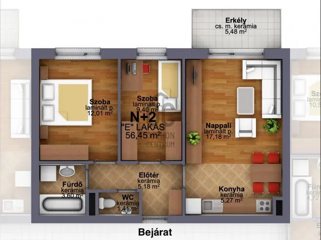 Eladó lakás Budapest XIII. kerület, Angyalföld 54 nm