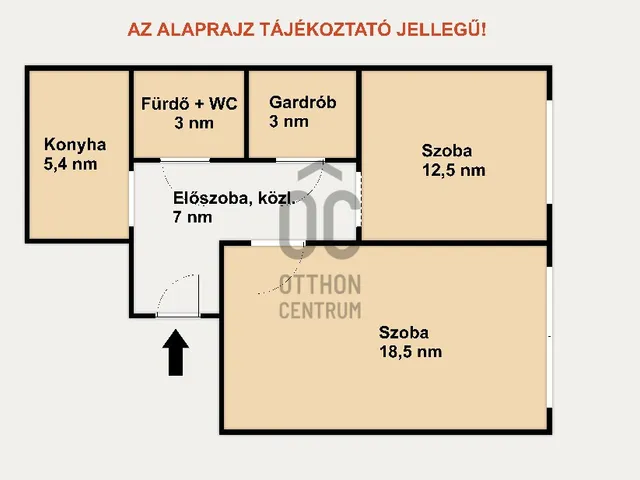 Eladó lakás Budapest XV. kerület, Újpalota 47 nm