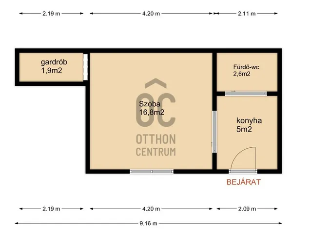 Eladó lakás Budapest XIV. kerület, Alsórákos 27 nm