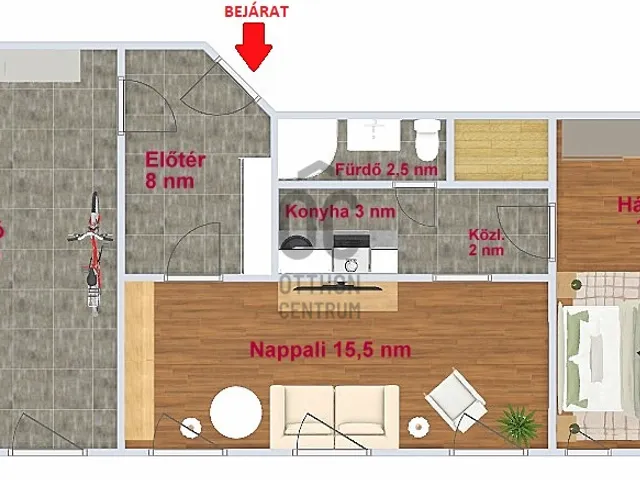 Eladó lakás Budapest XIV. kerület, Herminamező 45 nm