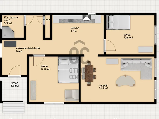 Eladó ház Vecsés 66 nm