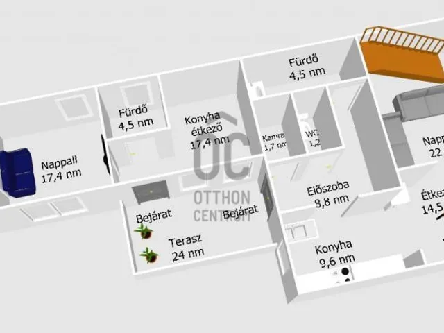 Eladó ház Budapest XVI. kerület, Sashalom 193 nm