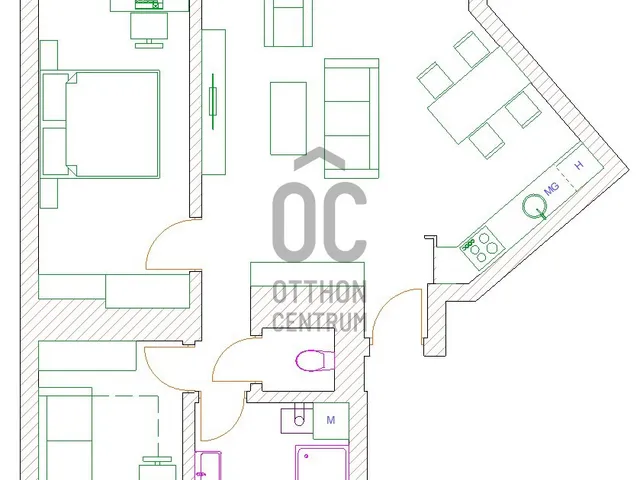 Eladó lakás Budapest VII. kerület 59 nm