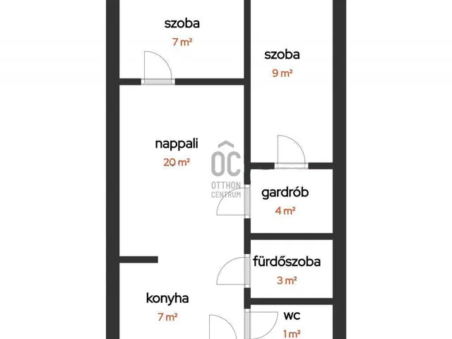 Eladó lakás Budapest XX. kerület 54 nm