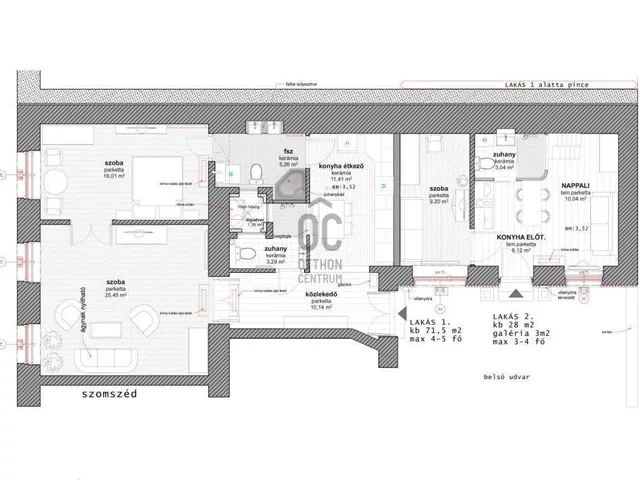 Eladó lakás Budapest XIII. kerület, Lőportárdűlő 101 nm