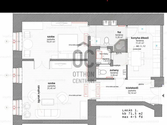 Eladó lakás Budapest XIII. kerület, Lőportárdűlő 72 nm