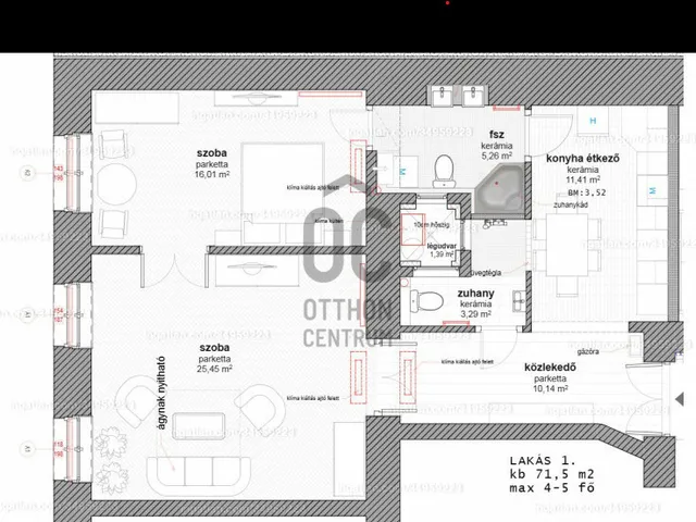 Eladó lakás Budapest XIII. kerület, Lőportárdűlő 72 nm