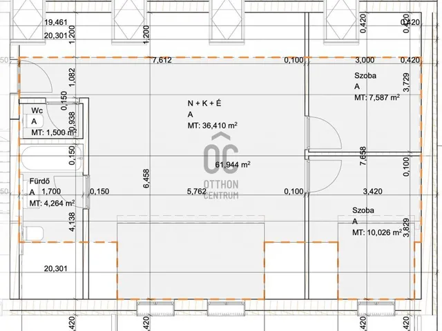 Eladó lakás Budapest XV. kerület, Rákospalota 61 nm