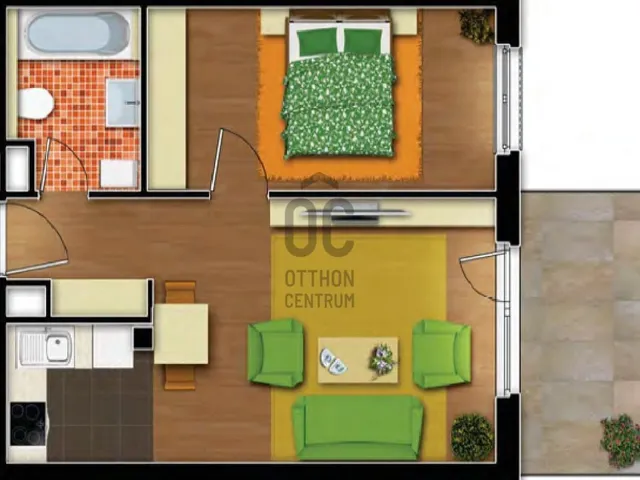 Eladó lakás Budapest VIII. kerület, Corvin negyed 46 nm