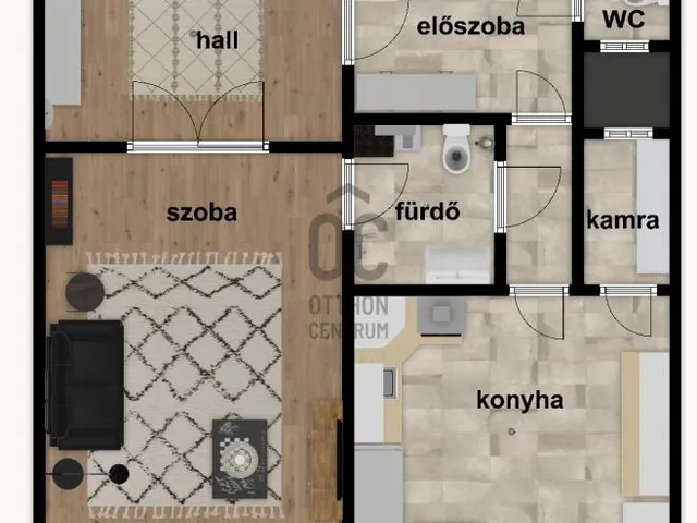 Kiadó lakás Budapest XIII. kerület, Újlipótváros 61 nm