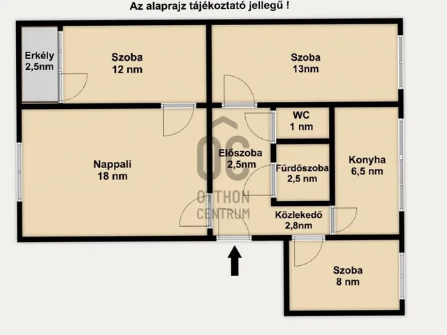 Eladó lakás Budapest XV. kerület, Újpalota 68 nm