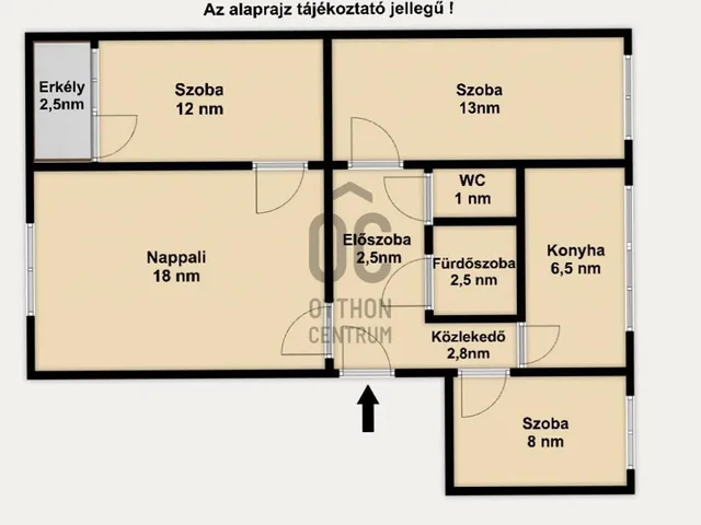 Eladó lakás Budapest XV. kerület, Újpalota 68 nm