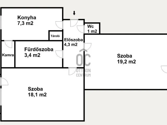 Eladó lakás Budapest XXI. kerület, Csillagtelep 55 nm