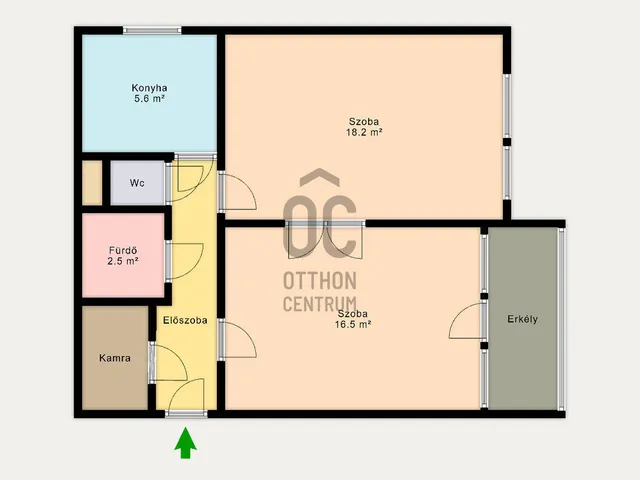 Eladó lakás Budapest IV. kerület, Újpest 54 nm