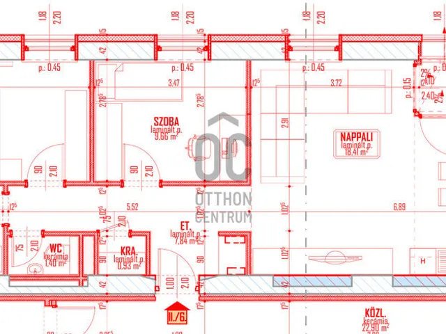 Eladó lakás Budapest IV. kerület, Újpest 69 nm