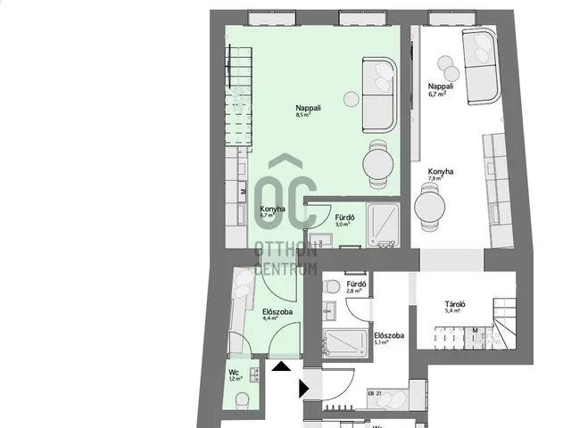 Eladó lakás Budapest VI. kerület 34 nm