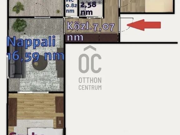 Eladó lakás Budapest XV. kerület, Újpalota 78 nm