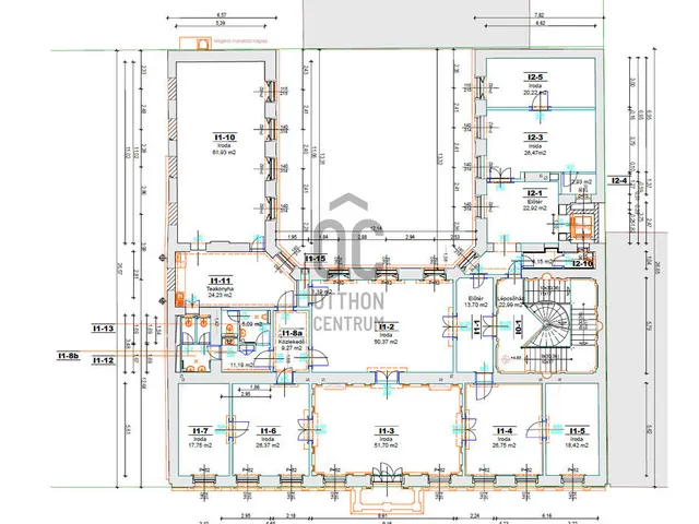 Eladó kereskedelmi és ipari ingatlan Budapest IX. kerület, Belső Ferencváros 1335 nm