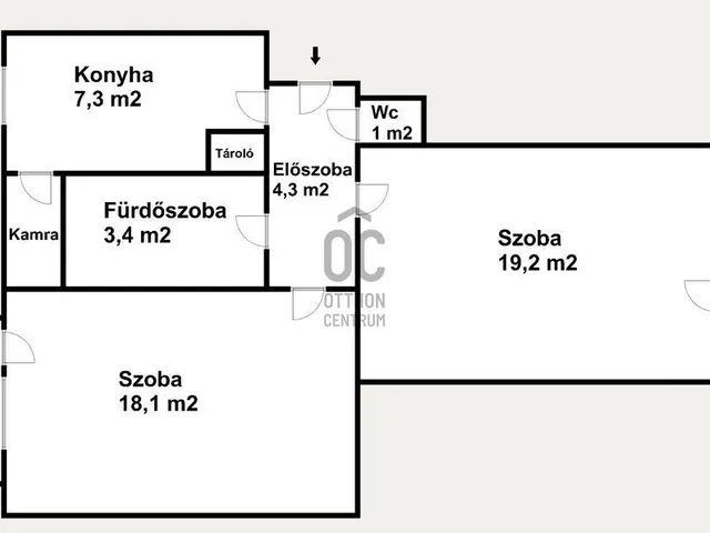 Eladó lakás Budapest XXI. kerület, Csillagtelep 55 nm