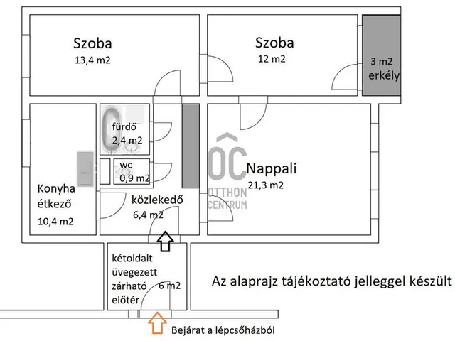 Eladó lakás Budapest X. kerület 68 nm