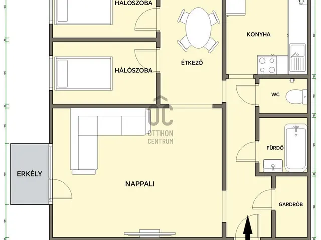 Eladó lakás Budapest XVII. kerület, Rákoskeresztúr 58 nm