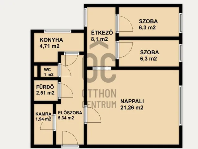Eladó lakás Budapest XIII. kerület, Angyalföld 58 nm